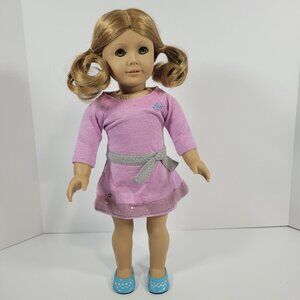 American Girl Doll Truly Me Just Like You 21 Short Honey Blonde Hair Hazel Eyes